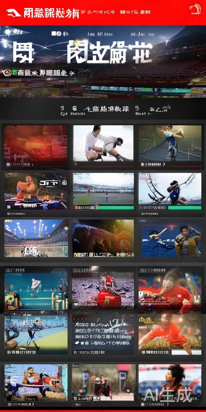 平台上传播的体育赛事、评论和互动，均以中文展开，强