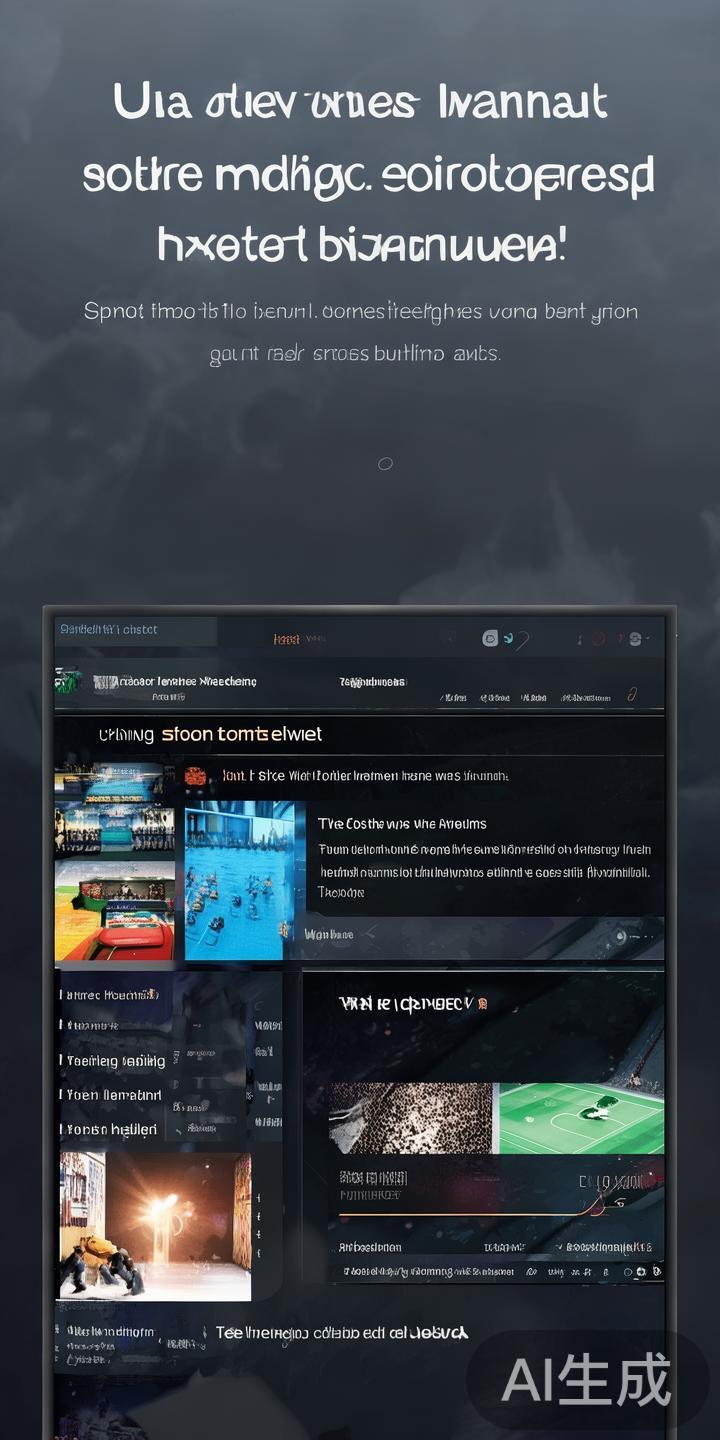 全面解析hg8868体育网页版赛事直播与观赛体验优化指南 操作界面的简洁直观,保证所有用户都能快速上手。赛事